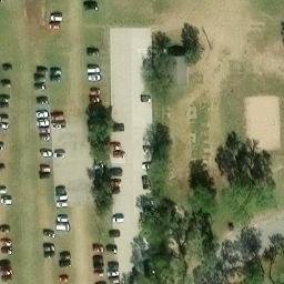 Volleyball Court, KS — aerial view