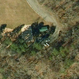 Volleyball Court, VA — aerial view