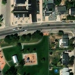 Volleyball Court, Cedar City, UT — aerial view
