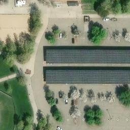 Sand Volleyball Court, Livermore, CA — aerial view
