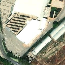 Sand Volleyball Court — aerial view