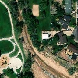 Volleyball Court, Cedar City, UT — aerial view
