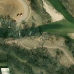 Sand Volleyball Court, Kingman, KS — aerial view