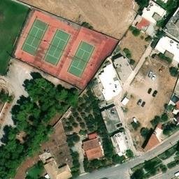Volleyball Court — aerial view