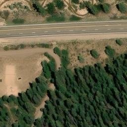 Sand Volleyball Court, UT — aerial view