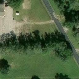 Volleyball Court, Wichita, KS — aerial view