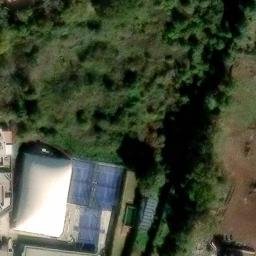Sand Volleyball Court — aerial view