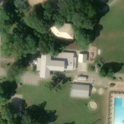 Volleyball Court, KY — aerial view