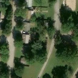 Sand Volleyball Court, Derby, KS — aerial view
