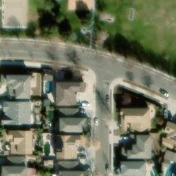 Sand Volleyball Court, Patterson, CA — aerial view