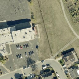 Sand Volleyball Court, Milpitas, CA — aerial view