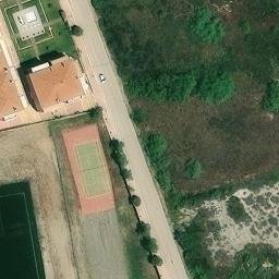 Volleyball Court — aerial view