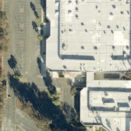 Sand Volleyball Court, Milpitas, CA — aerial view
