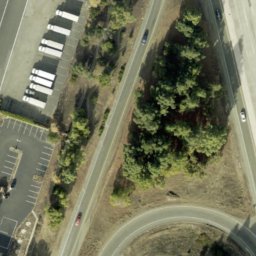 Sand Volleyball Court, Milpitas, CA — aerial view