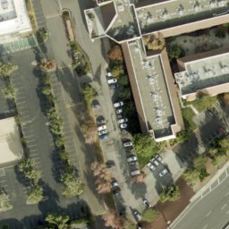 Sand Volleyball Court, Milpitas, CA — aerial view