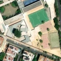 Volleyball Court — aerial view