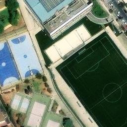 Volleyball de Arena — aerial view