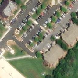 East Campus Beach Volleyball Courts — aerial view