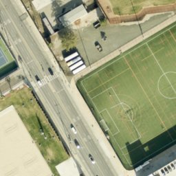 Spartan Beach — aerial view