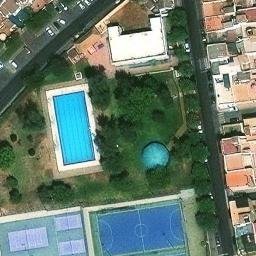 Volleyball Court — aerial view