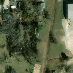 Sand Volleyball Pit — aerial view