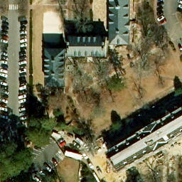 Sand Volleyball Court, Williamsburg, VA — aerial view