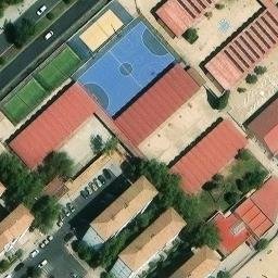 Volleyball Court — aerial view