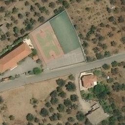 Volleyball Court — aerial view