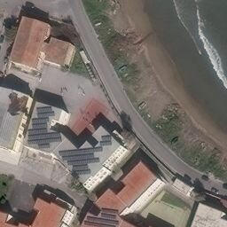 Volleyball Court — aerial view