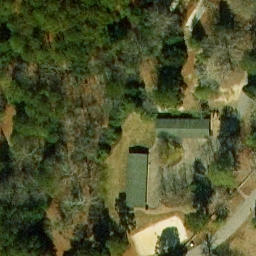 Sand Volleyball Court, Newport News, VA — aerial view