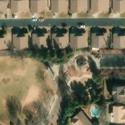 Volleyball Court, St. George, UT — aerial view