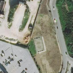 Volleyball Court near Melilli — aerial view