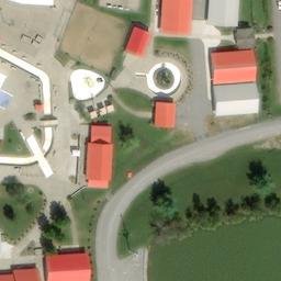Sand Volleyball Court, Eddyville, KY — aerial view