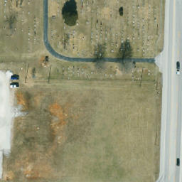 Volleyball Beach Ozark — aerial view