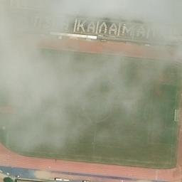 Beach Volleyball Court — aerial view