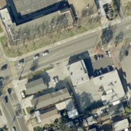Sand Volleyball Court, Gilroy, CA — aerial view