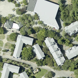 Sand Volleyball Court, Santa Cruz, CA — aerial view