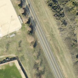 Sand Volleyball Court, Gilroy, CA — aerial view