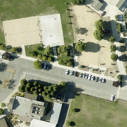 Sand Volleyball Court, Watsonville, CA — aerial view
