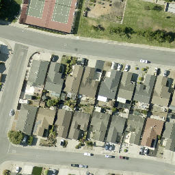 Sand Volleyball Court, Watsonville, CA — aerial view