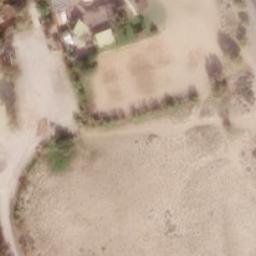 Sand Volleyball Court — aerial view