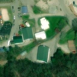 Volleyball Court, KY — aerial view