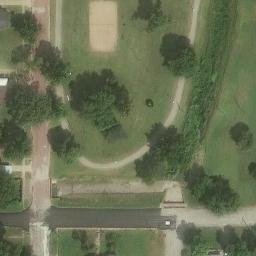 Volleyball Court, Blackwell, OK — aerial view