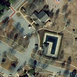 Volleyball Court, Virginia Beach, VA — aerial view