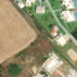 Sand Volleyball Court — aerial view