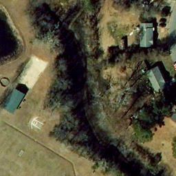 Sand Volleyball Court, Chesapeake, VA — aerial view