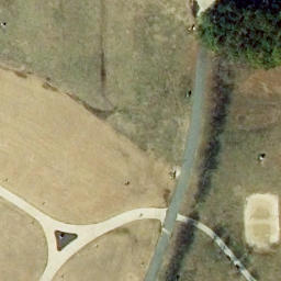 Sand Volleyball Court, Chesapeake, VA — aerial view