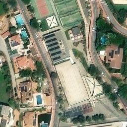 Volleyball Court — aerial view