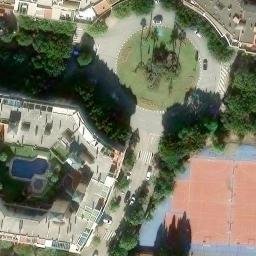 Volleyball Court — aerial view