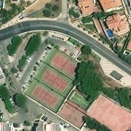 Volleyball Court — aerial view